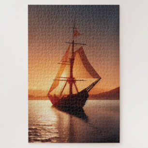 Altes Holzboot Jigsaw Puzzle