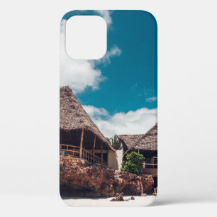 Altes hölzernes tropisches Bungalow am Strandalt, Case-Mate iPhone Hülle