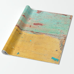 altes Holzgrundel Geschenkpapier