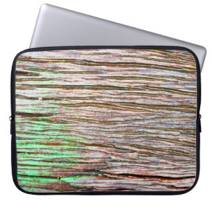 Altes Holzhaus-Dekor, Hintergrund, Brett, Braun, N Laptopschutzhülle