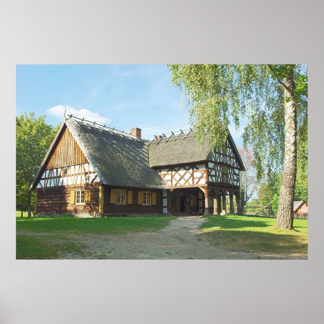 Altes Holzhaus - Poster (Vorne)