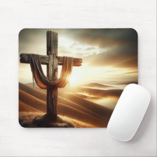 Altes Holzkreuz Mousepad