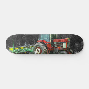 Altes internationales Rennrad-Malerische Skateboar Skateboard