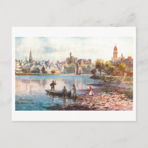 Altes Inverness, Schottland, Postkarte