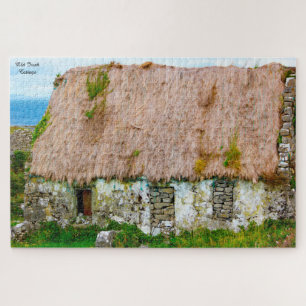 Altes Irisches Cottage Galway Irland. Puzzle