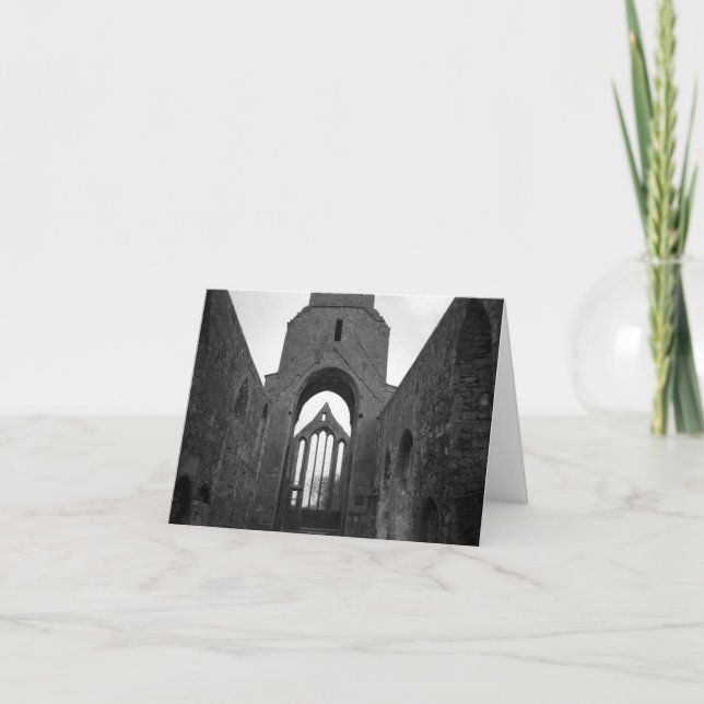 Altes irisches Kloster Karte (Vorderseite)