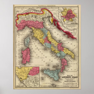 Altes Italien 4 Poster