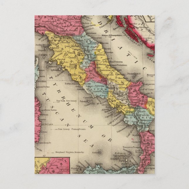Altes Italien 4 Postkarte (Vorderseite)
