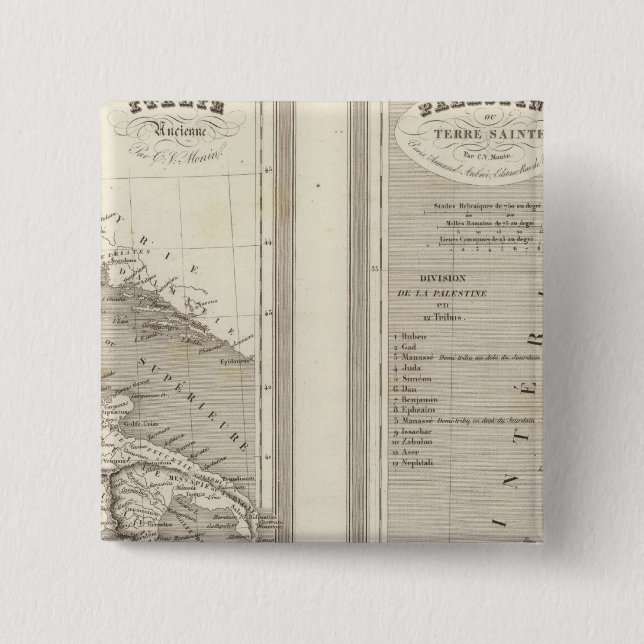 Altes Italien, Palästina Button (Vorderseite)