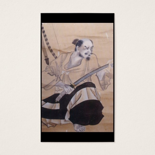 Altes japanisches Samurai-Gemälde (Vorderseite)