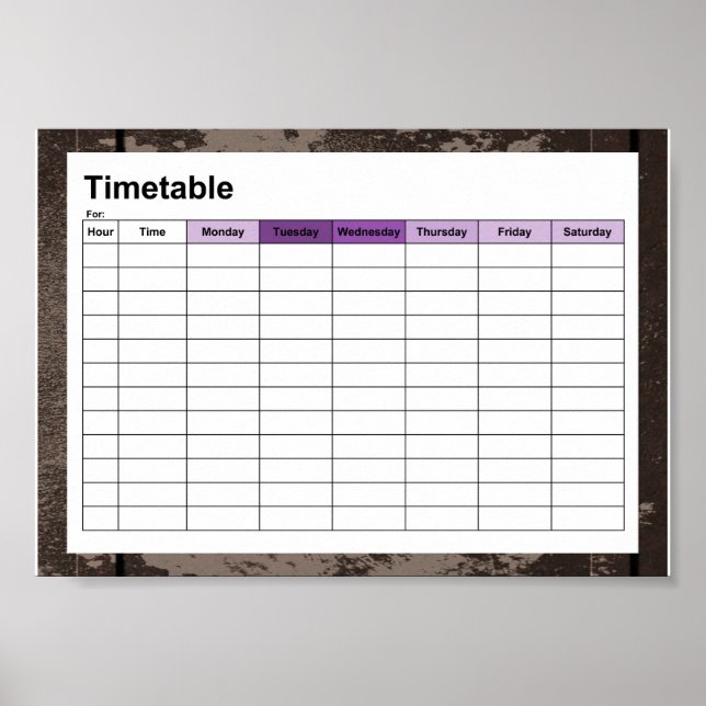 Altes Japanisches Symbol Poster (Vorne)