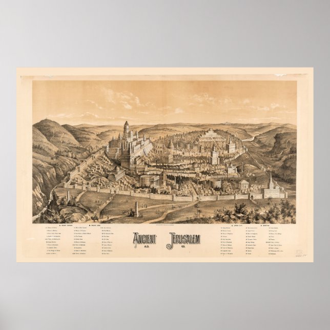 Altes Jerusalem, A.D. 65 Poster (Vorne)