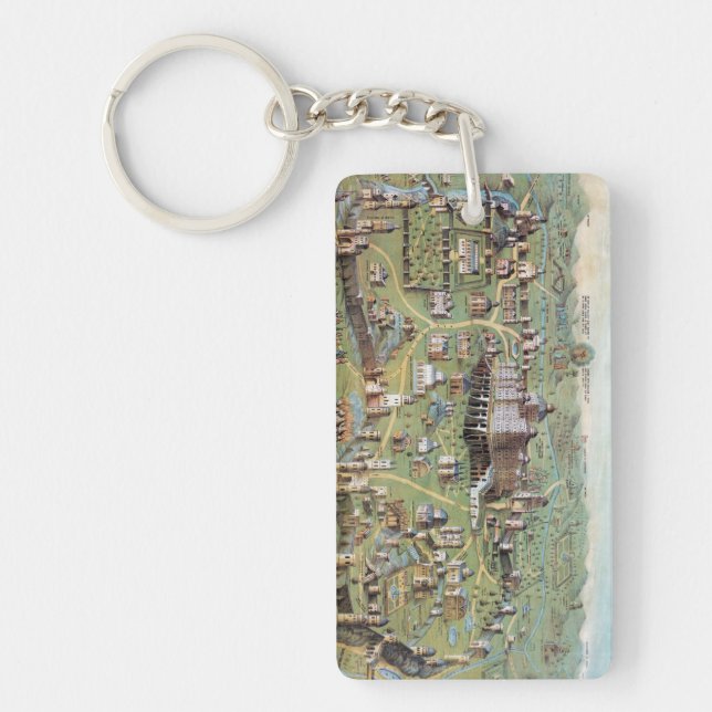 ALTES JERUSALEM SCHLÜSSELANHÄNGER (Vorderseite)