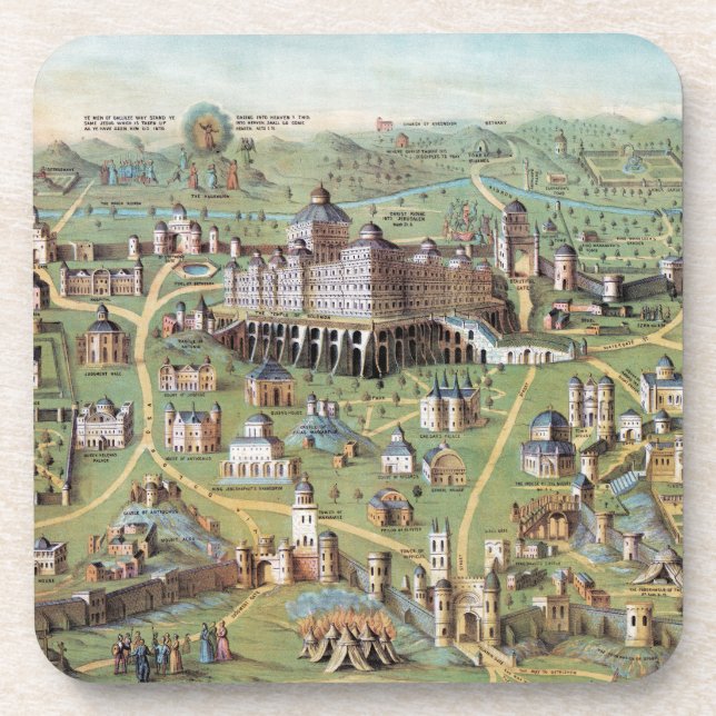 ALTES JERUSALEM UNTERSETZER (Vorderseite)