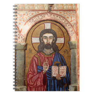 Altes Jesus-Mosaik Notizblock