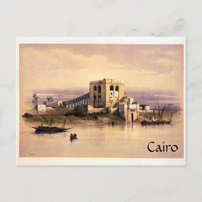Altes Kairo Postkarte (Vorderseite)