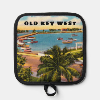 Altes Key West Florida mit Garrison Bight Topflappen