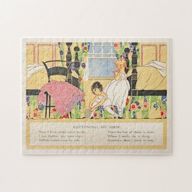 Altes Kinderbuch-Puzzle Puzzle (Horizontal)