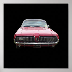 Altes klassisches Quecksilberquecksilber-Frontend Poster