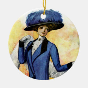 Altes Kleidornament Keramikornament