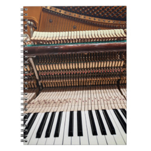Altes Konzertpiano Foto Notizblock