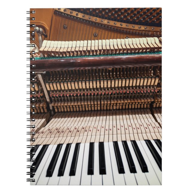 Altes Konzertpiano Foto Notizblock (Vorderseite)