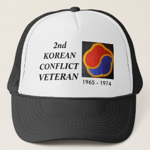 ALTES KOREA DMZ 1, 2., KOREANER, KONFLIKT, VETERAN TRUCKERKAPPE