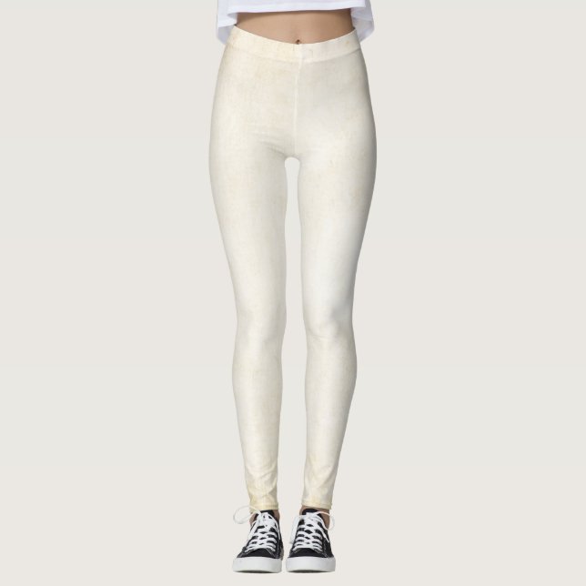 Altes Kraftpapier: texturierter Hintergrund Leggings (Vorderseite)