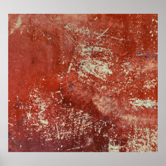 Altes Kupfer: Lebhafte Metallstruktur. Poster