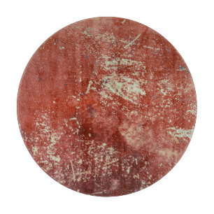 Altes Kupfer: Lebhafte Metallstruktur. Schneidebrett