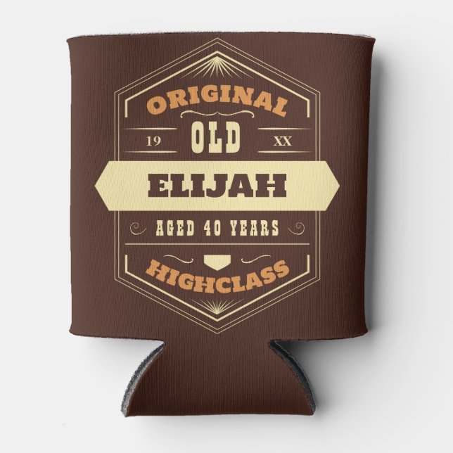 altes Label Dosenkühler (Vorderseite)