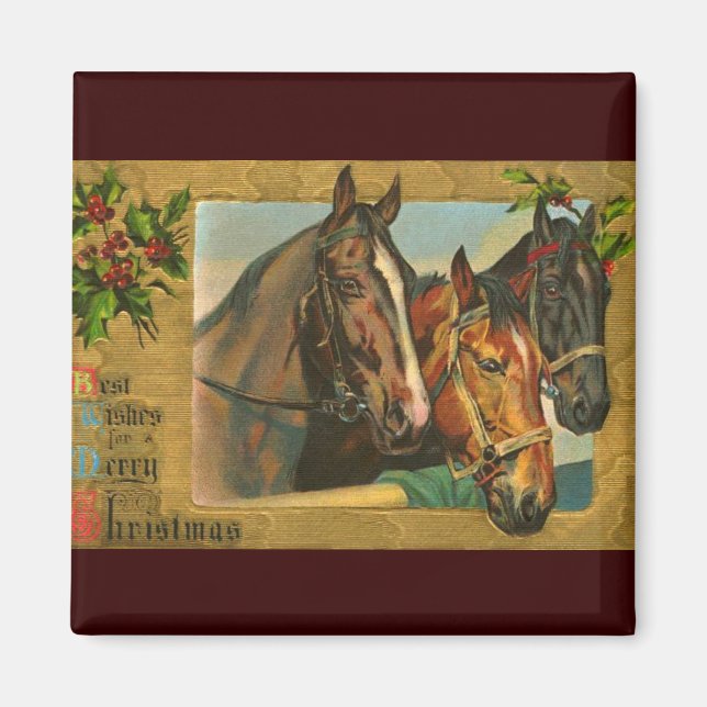 Altes Land frohe Weihnachten Magnet (Vorne)