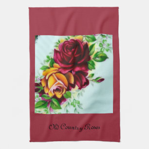 Altes Land-Rosen Geschirrtuch
