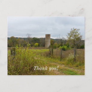 Altes Land Silo Landschaft Postkarte
