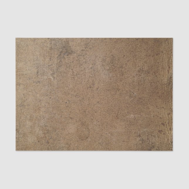 Altes Lederbuch Tabak braun Seidenpapier (Vorderseite)