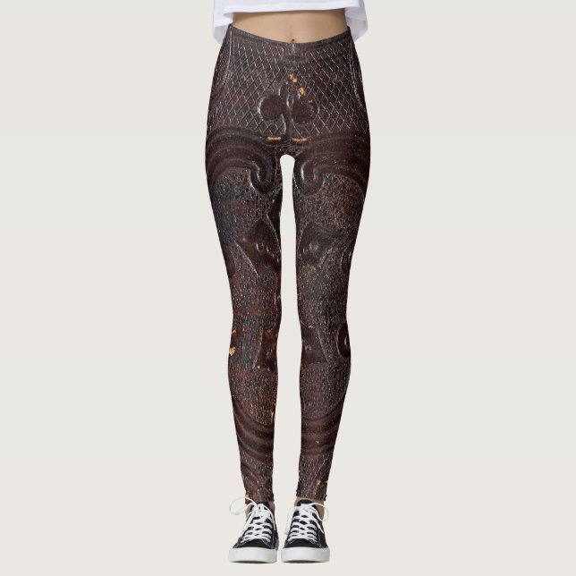 Altes Ledernes Buch des Falln Leggings (Vorderseite)