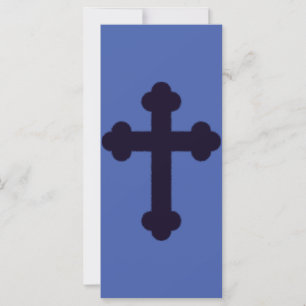 Altes lila christliches Kreuz