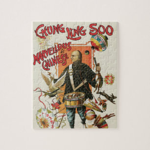 Altes Magieposter, Magier Chung Ling Soo Puzzle