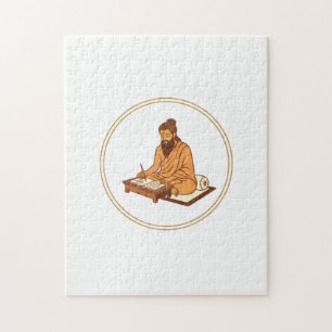 Altes Manuskript des Weisen Jigsaw Puzzle