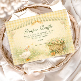 Altes Märchenbuch Verrückte Gans Windel Tombola Begleitkarte