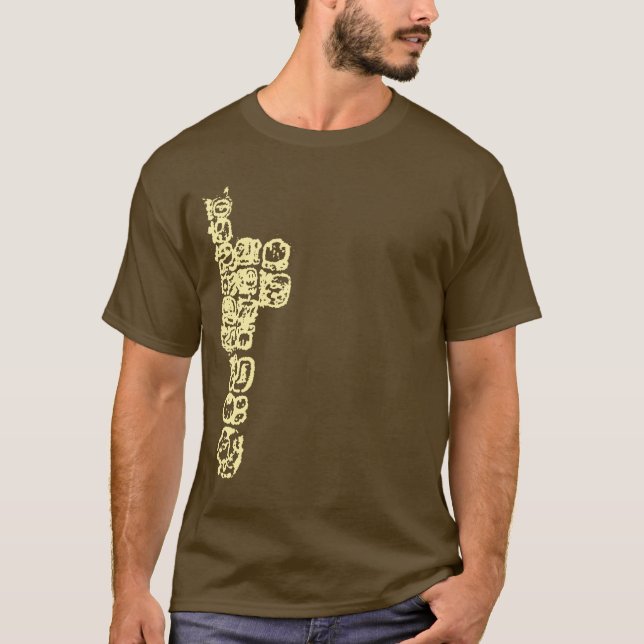 Altes Mayahieroglyphen-Shirt T-Shirt (Vorderseite)