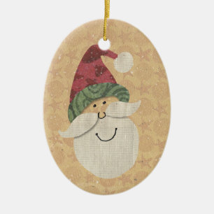 Altes modisches Santa Ornament