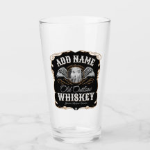 Altes Moonshine Whiskey-Etikett und FOTO Familienn
