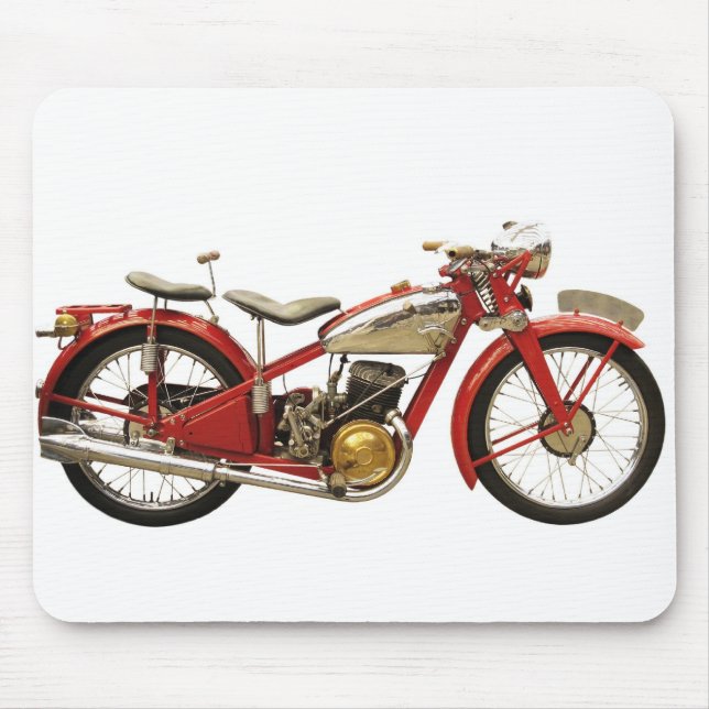 Altes Motorrad Mousepad (Vorne)