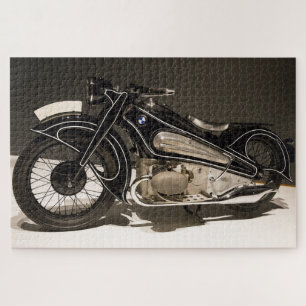 altes Motorrad-Puzzle Puzzle