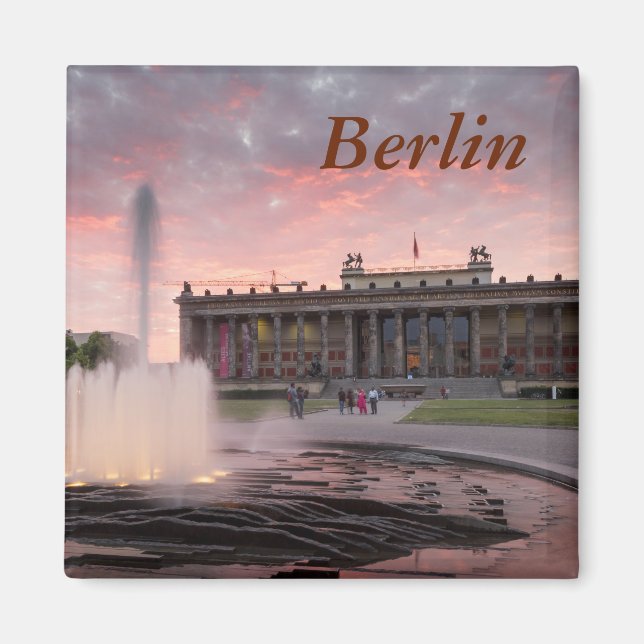 Altes Museum und Lustgarten in Berlin Magnet (Vorne)