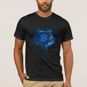 Altes Muster mit Monogramm S T-Shirt