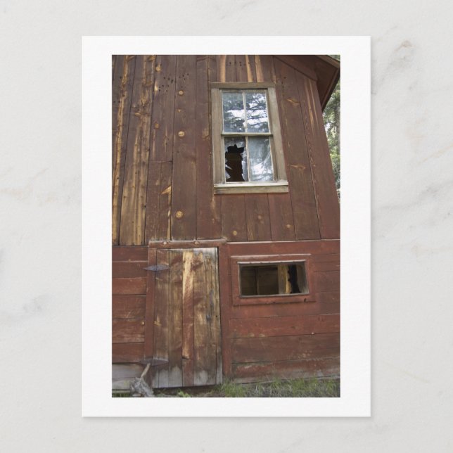 altes Neosho-Gebäude Postkarte (Vorderseite)