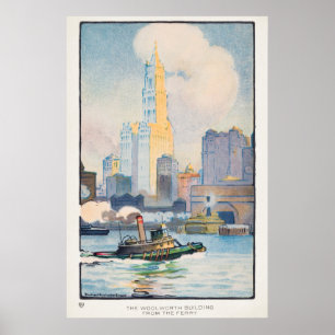 Altes New York City Plakat