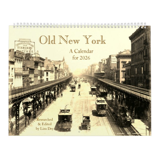 Altes New York, Ein Kalender 2026 (Titelbild)